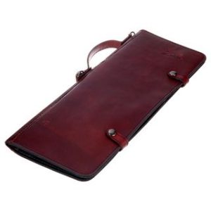 Leather Stick Bag Red